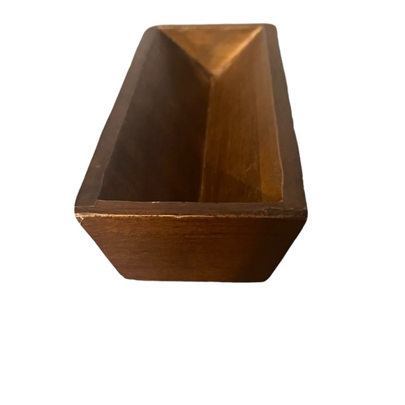 Vintage Lasercraft Walnut Wood Engraved Tall Ships Paper clip/Pen Holder Tray - Picture 11 of 15